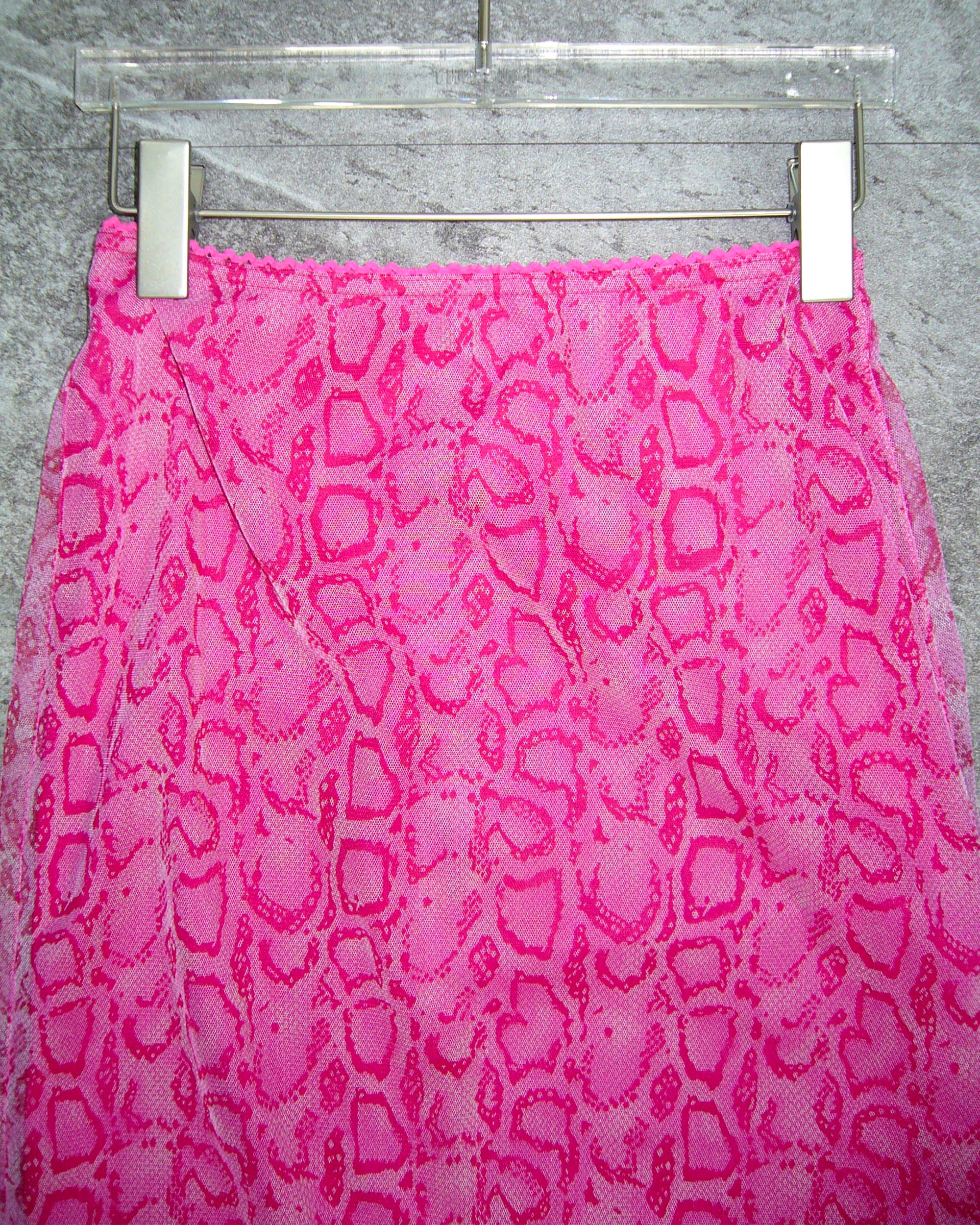 [Vintage] Pink Leopard Skirt