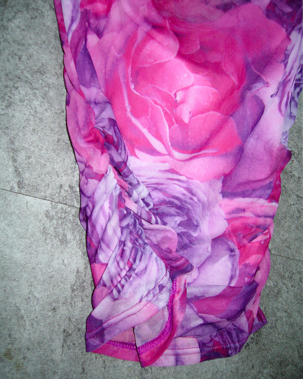 [Vintage] Layered Rose Top