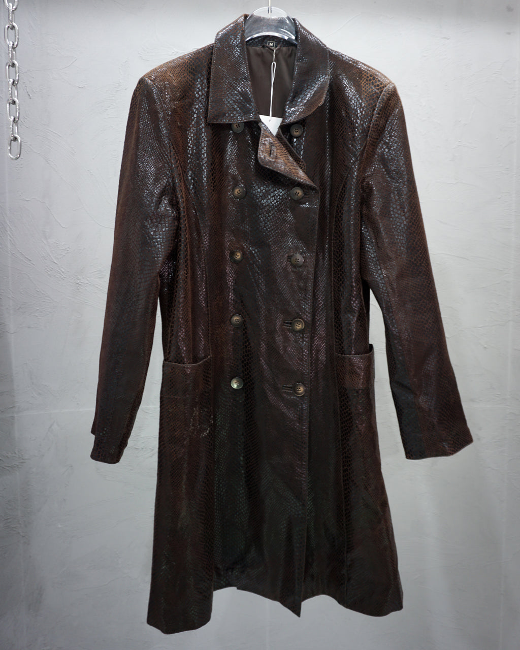 [Vintage] Leather Long Jacket
