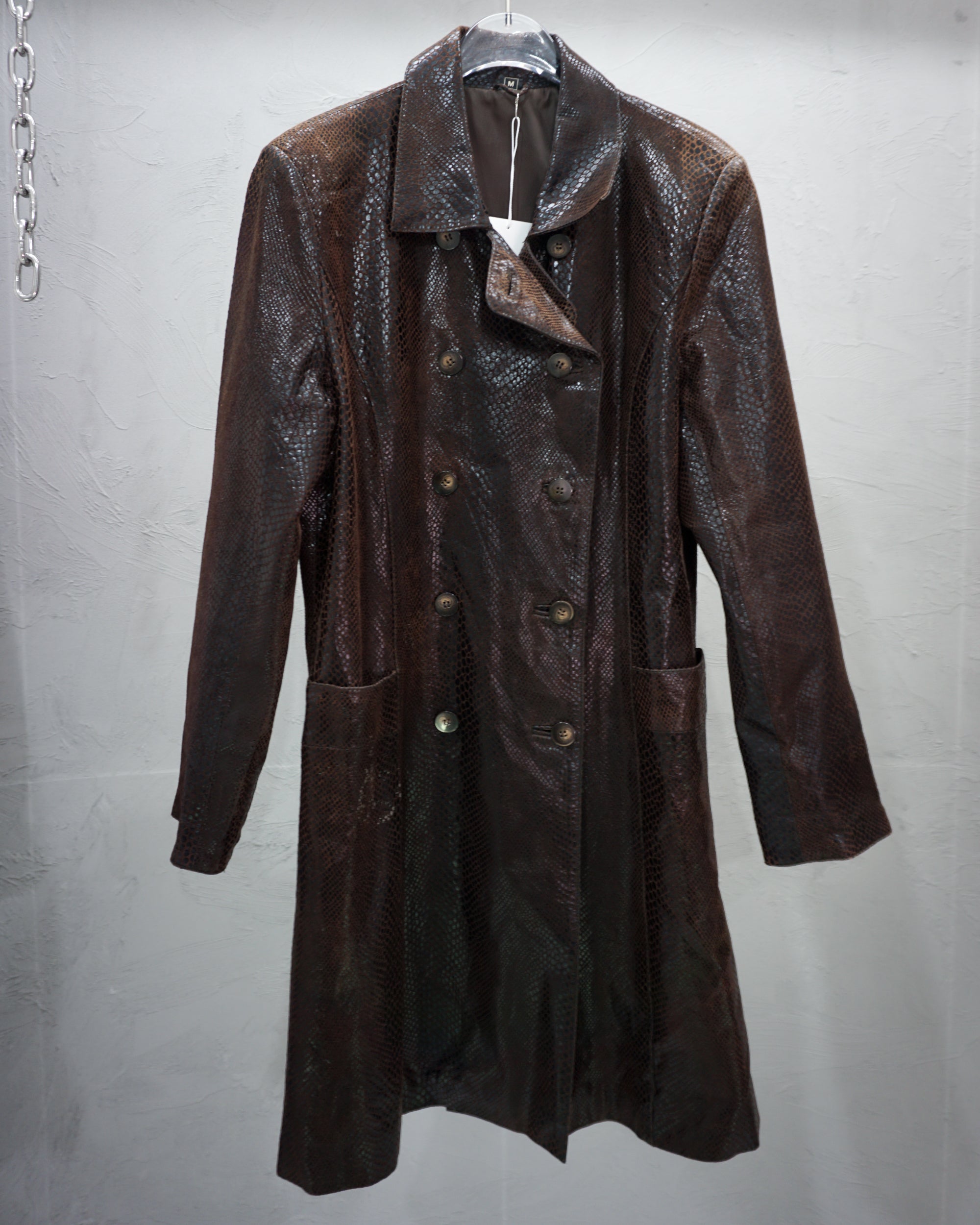 [Vintage] Leather Long Jacket