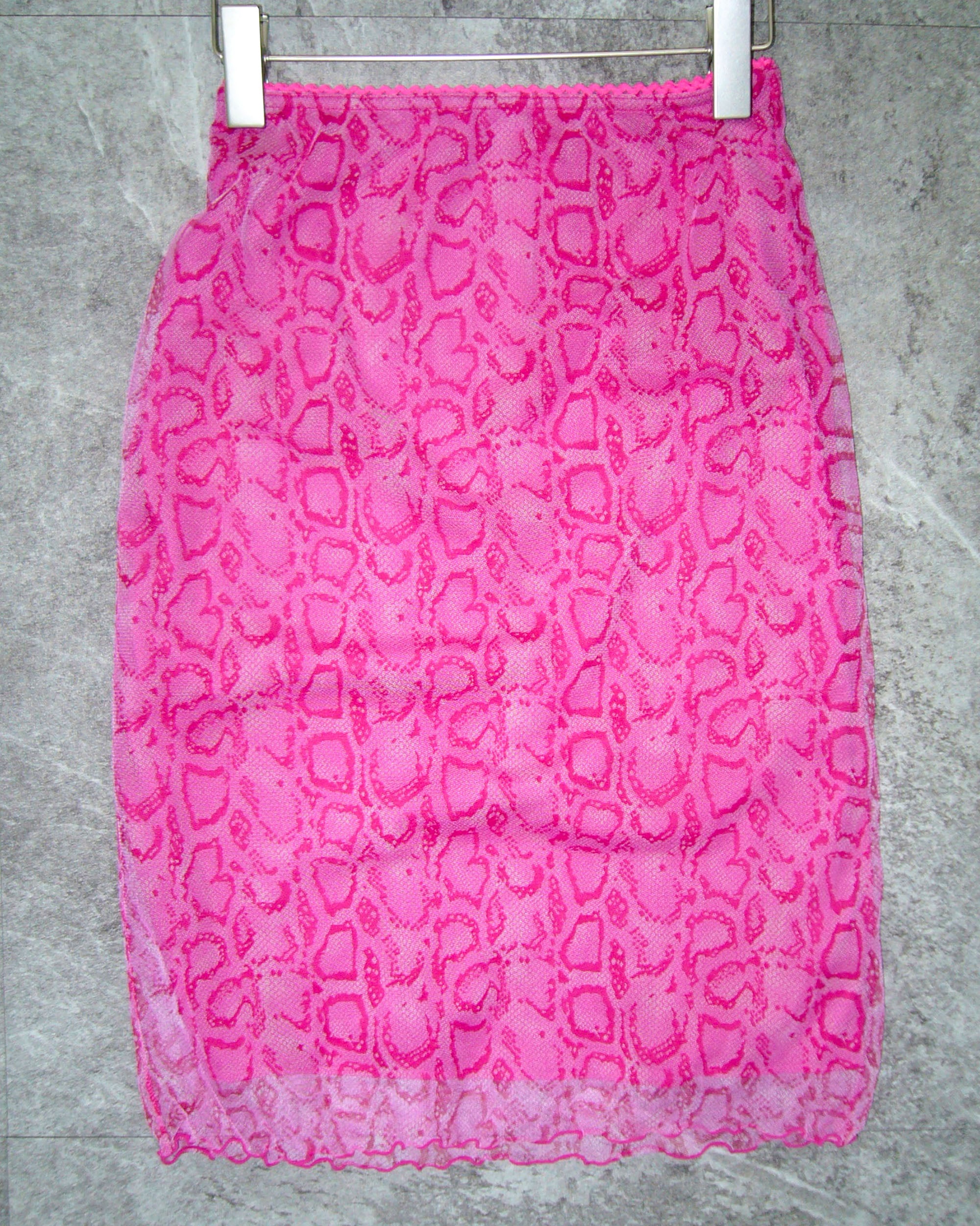 [Vintage] Pink Leopard Skirt