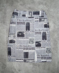 [Vintage] MIYA Newspaper Skirt