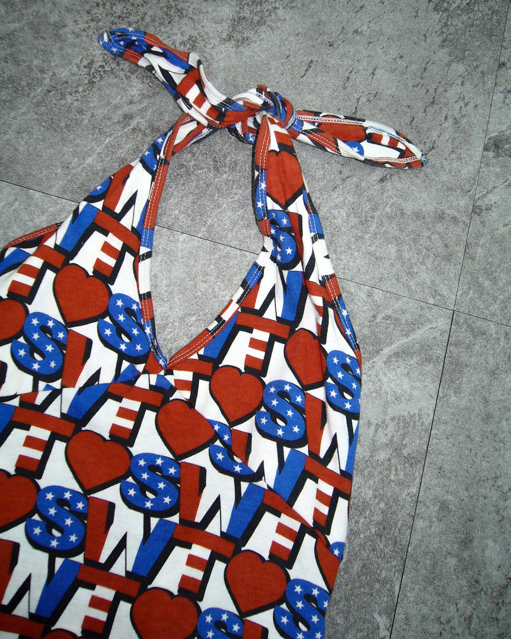 [Vintage] RNA SWEAT Red Blue Tank Top