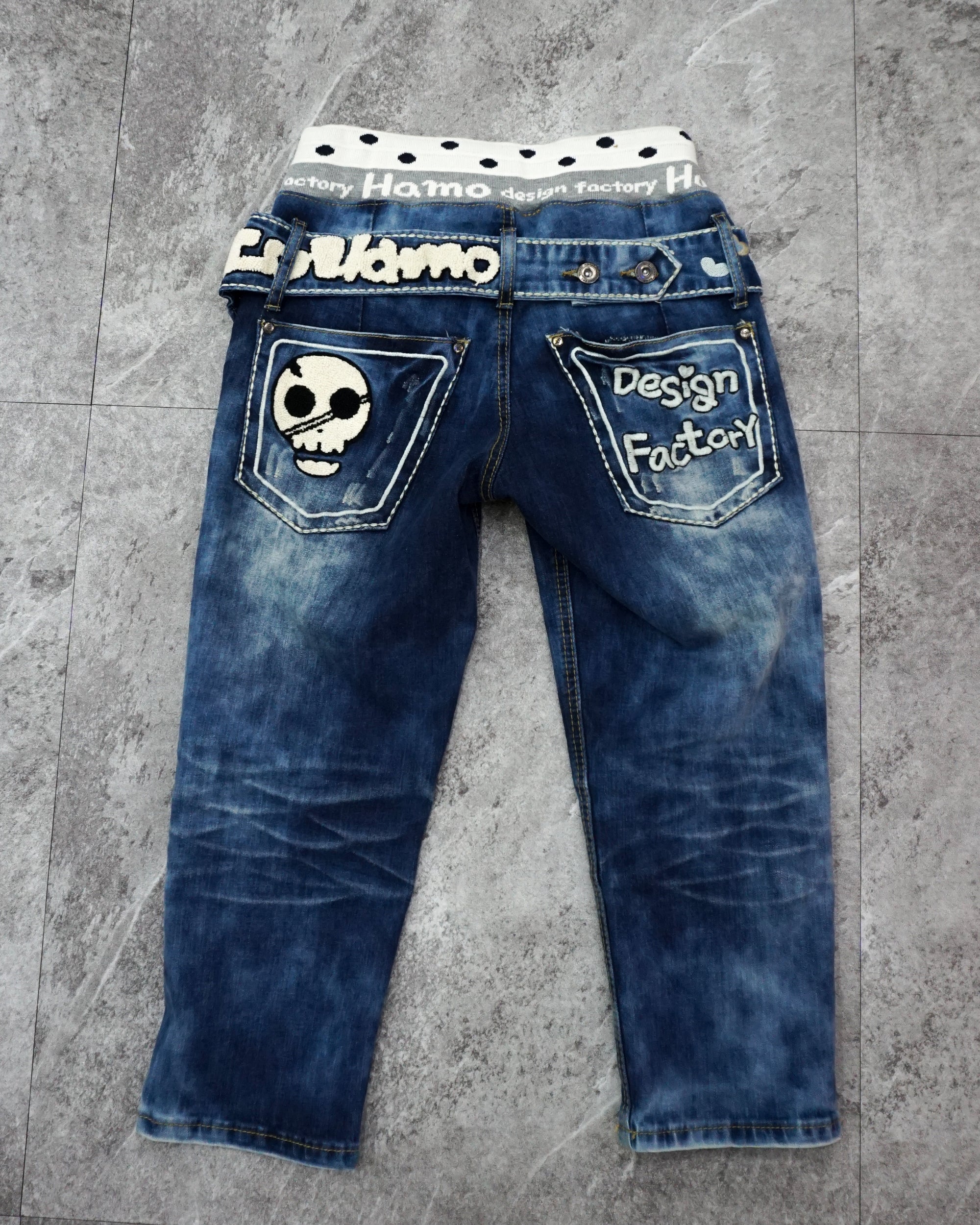 [Vintage] HAMO PARADIS Dot Denim Pants