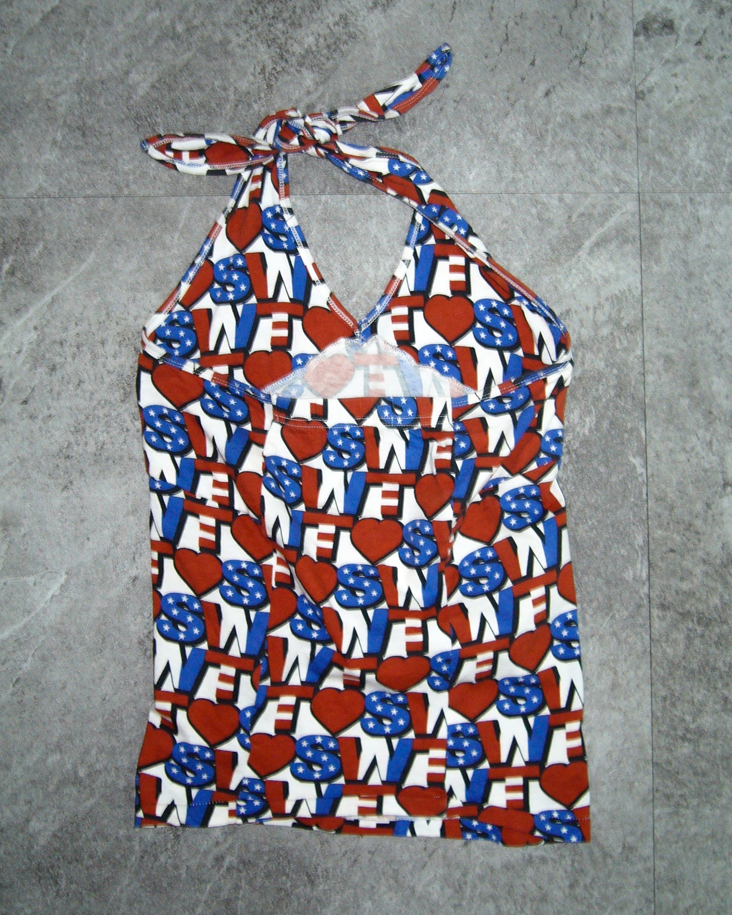 [Vintage] RNA SWEAT Red Blue Tank Top