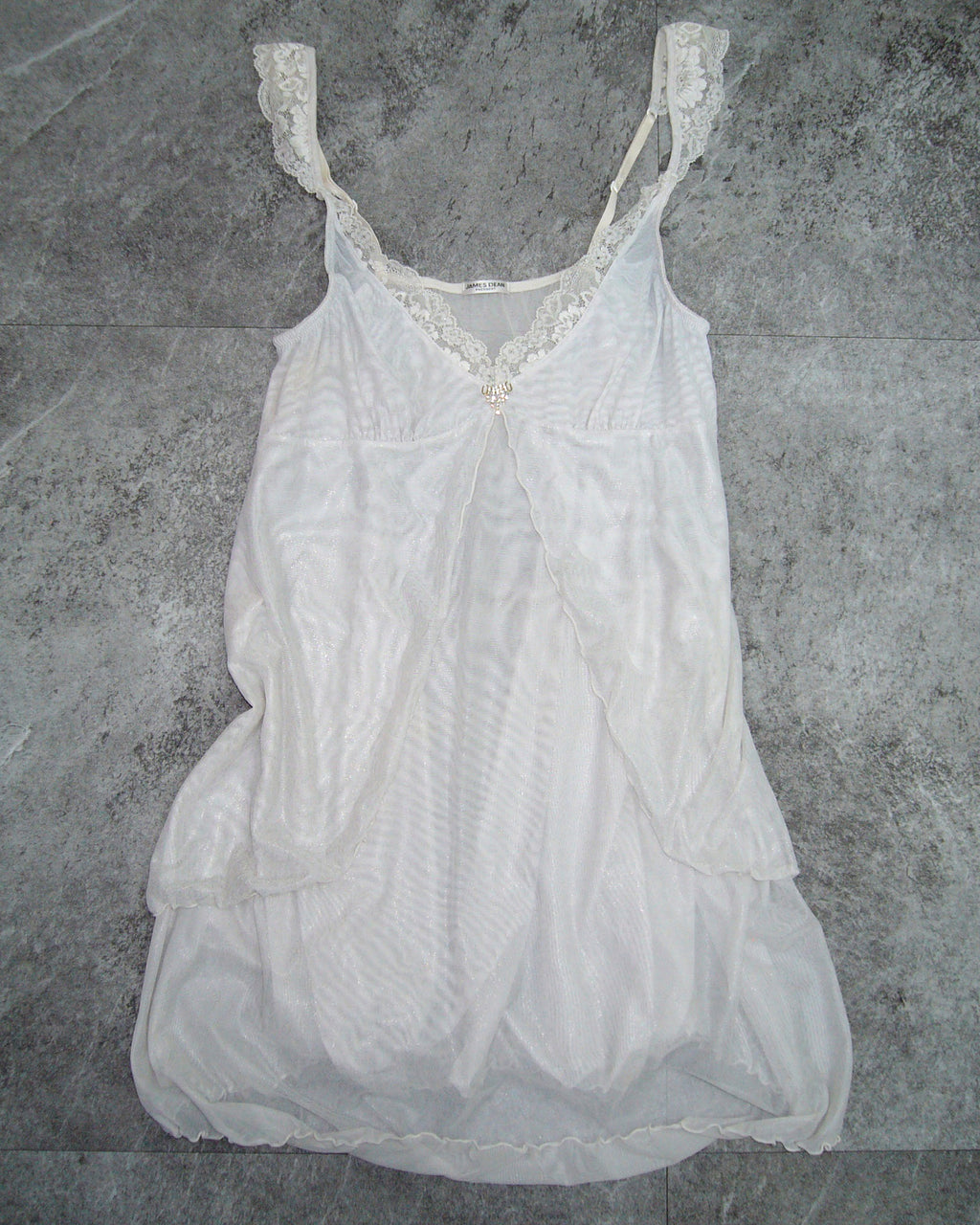 [Vintage] JEMES DEAN White Slip Dress