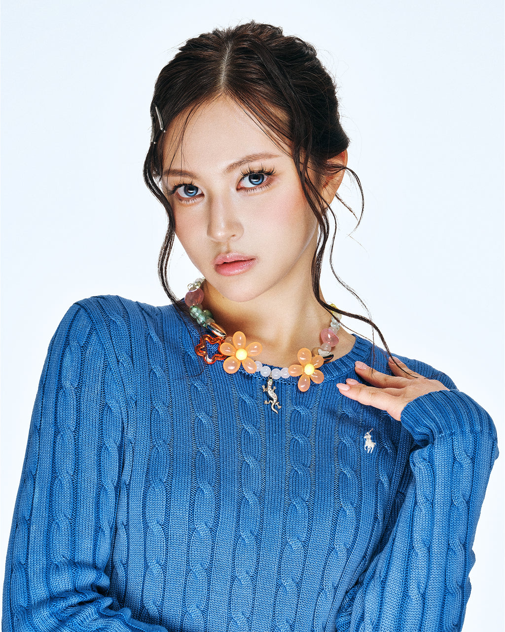 [SukiSuki] Daisy Lizard Necklace
