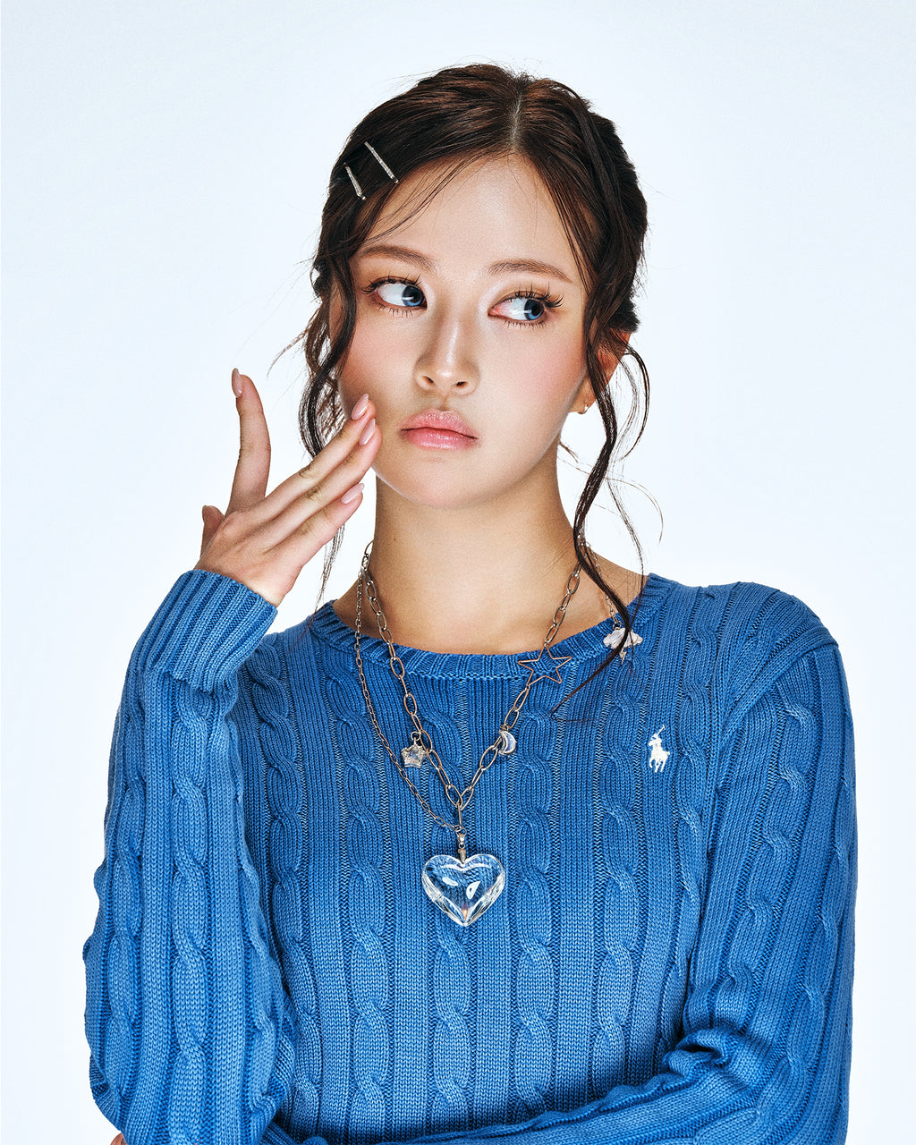 [SukiSuki] Clear Heart Necklace