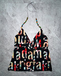 [Vintage] Lettering Beads Top