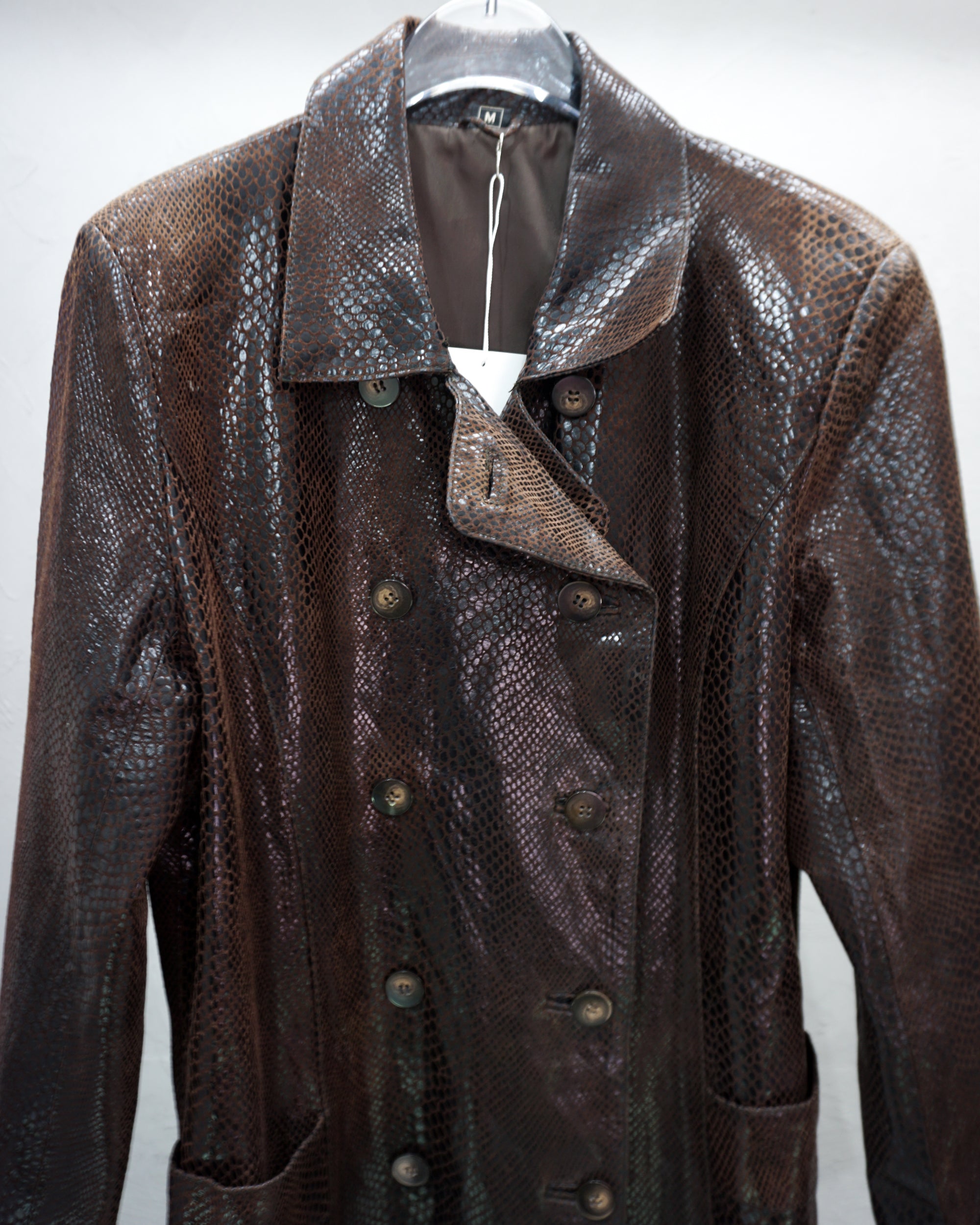 [Vintage] Leather Long Jacket