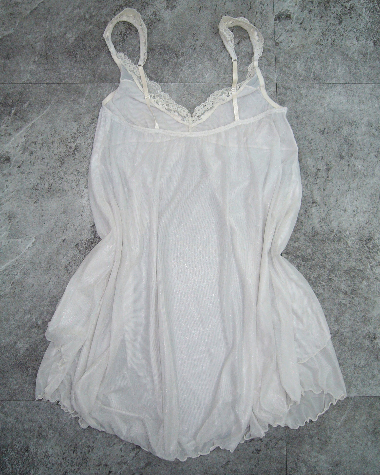[Vintage] JEMES DEAN White Slip Dress