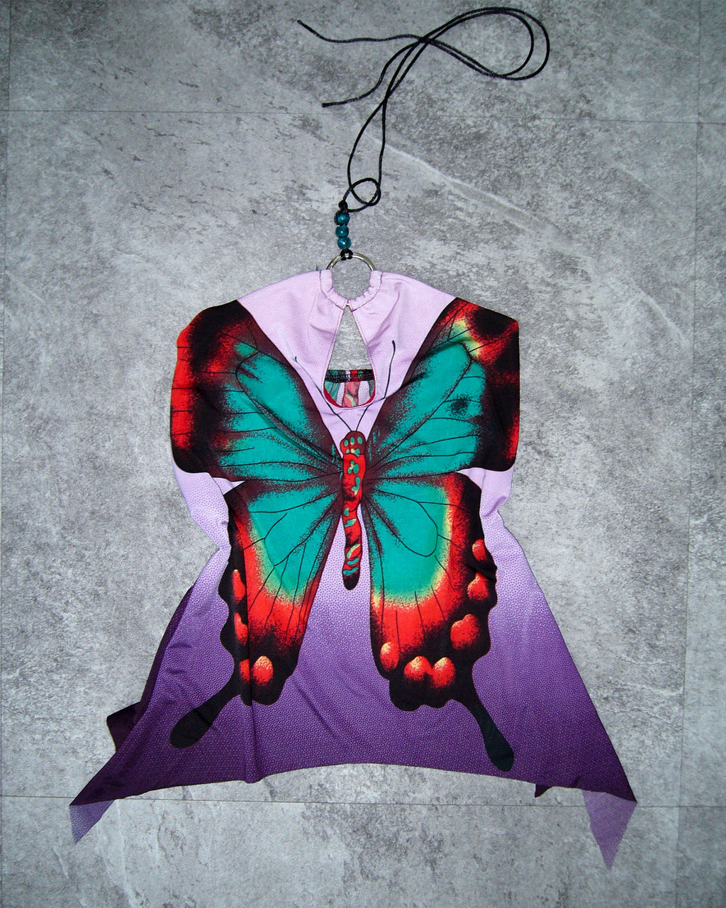 [Vintage] Butterfly Beads Top