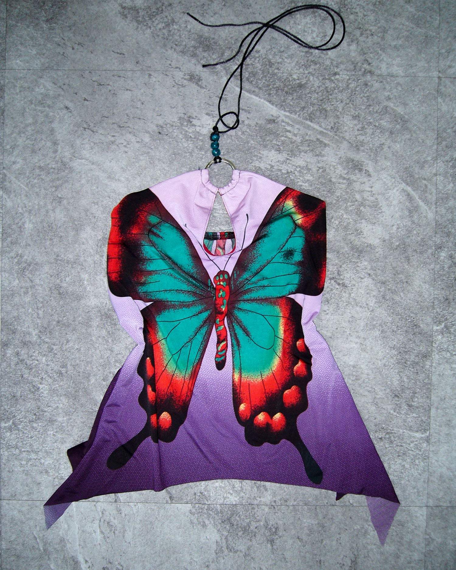 [Vintage] Butterfly Beads Top