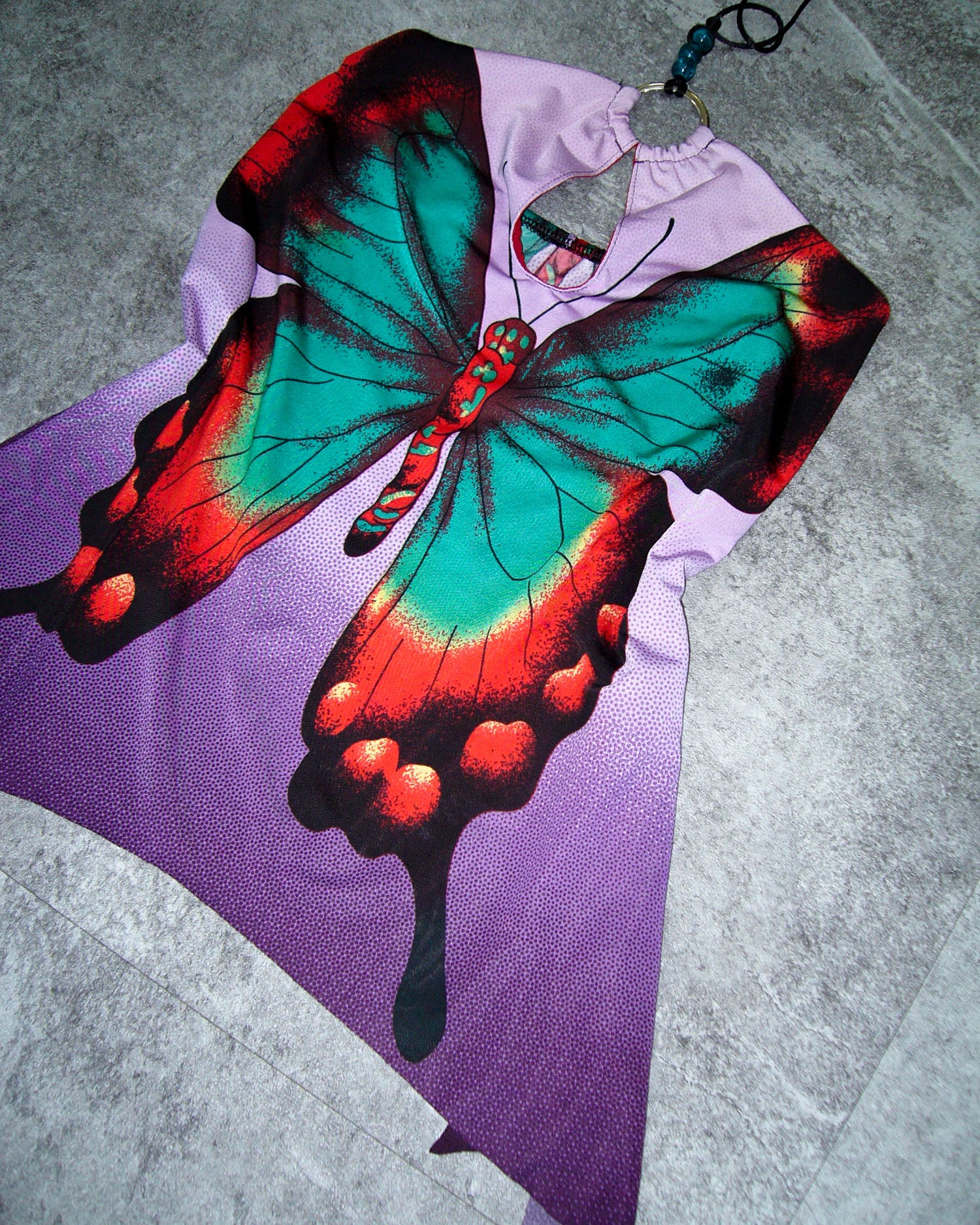 [Vintage] Butterfly Beads Top