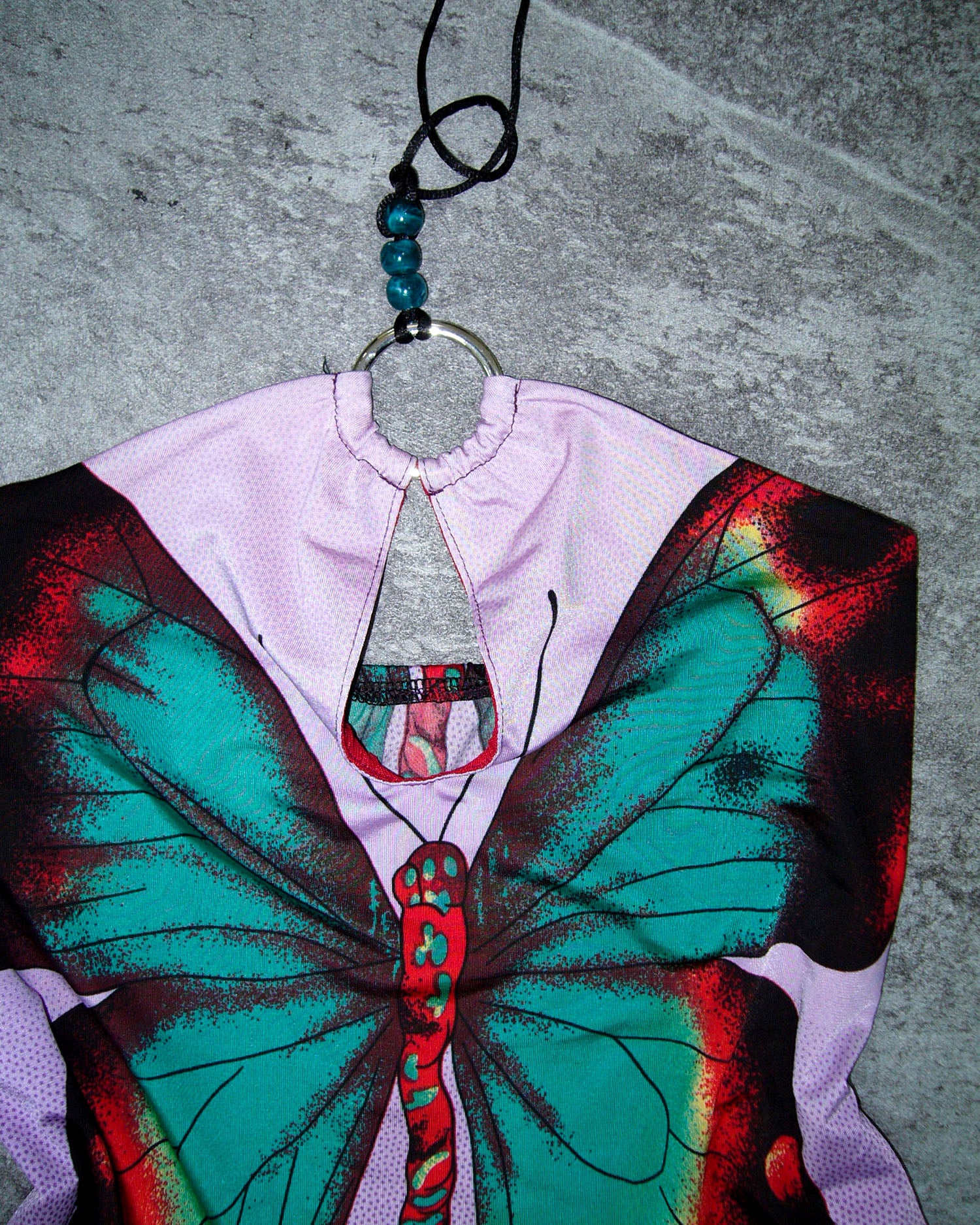 [Vintage] Butterfly Beads Top