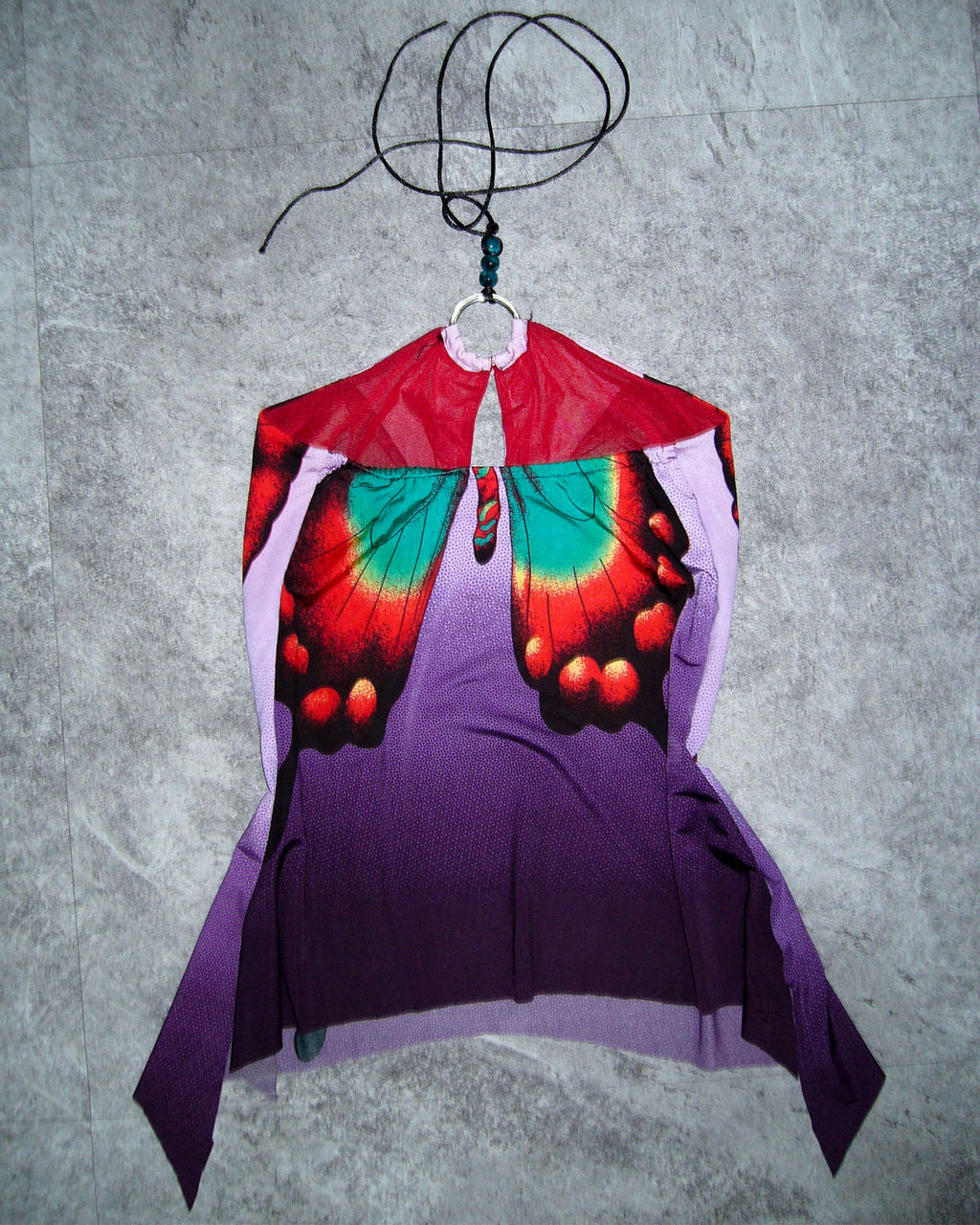 [Vintage] Butterfly Beads Top