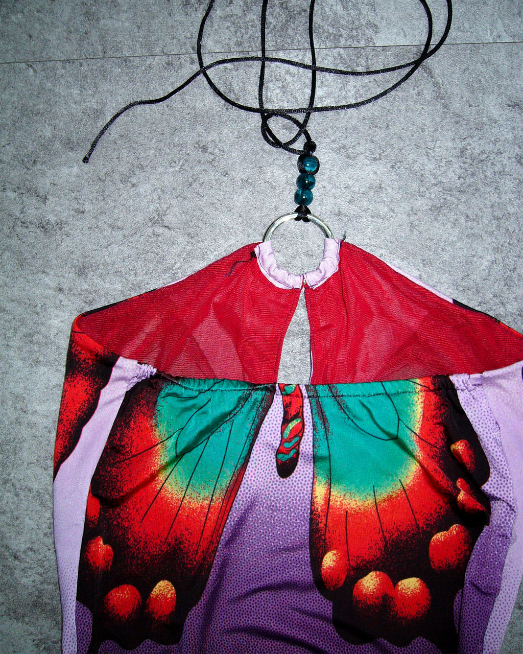 [Vintage] Butterfly Beads Top