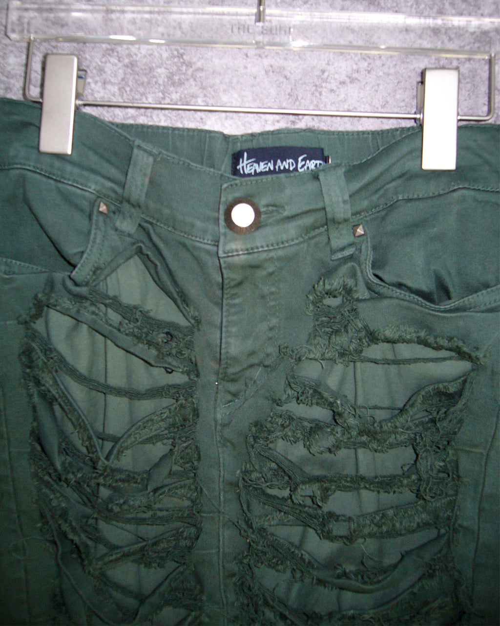 [Vintage] Green Damage Skirt