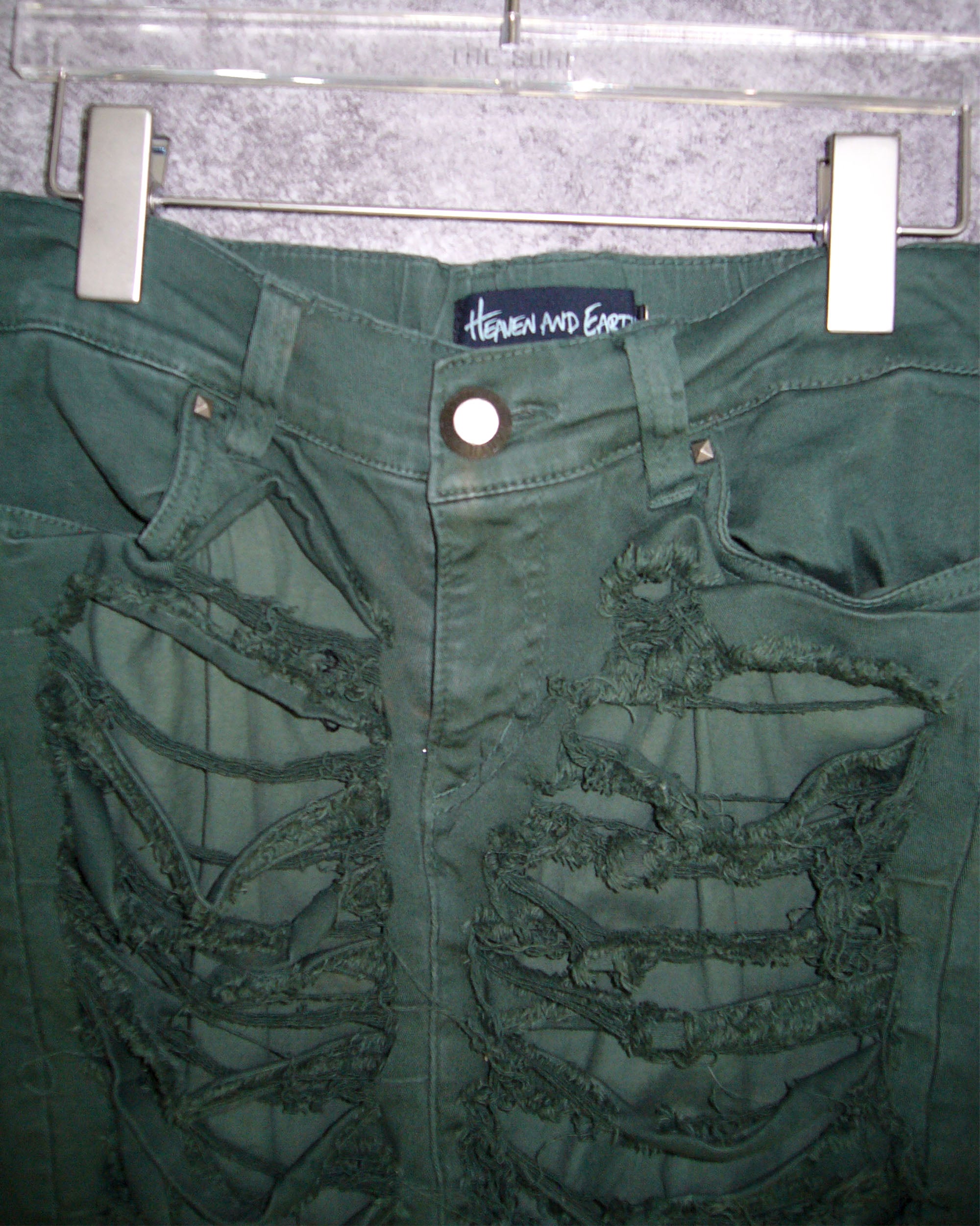 [Vintage] Green Damage Skirt