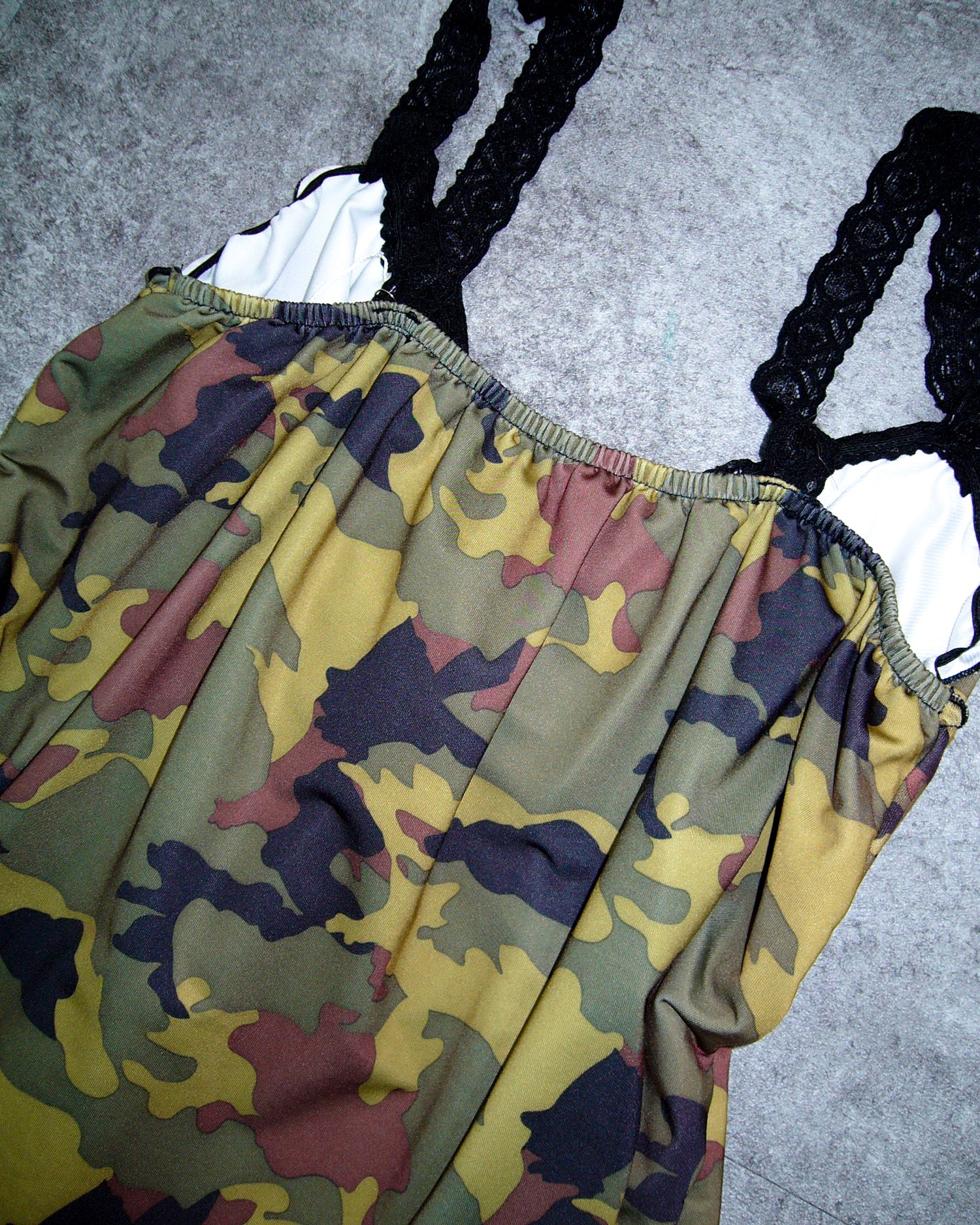[Vintage] Camouflage Sleeveless Top