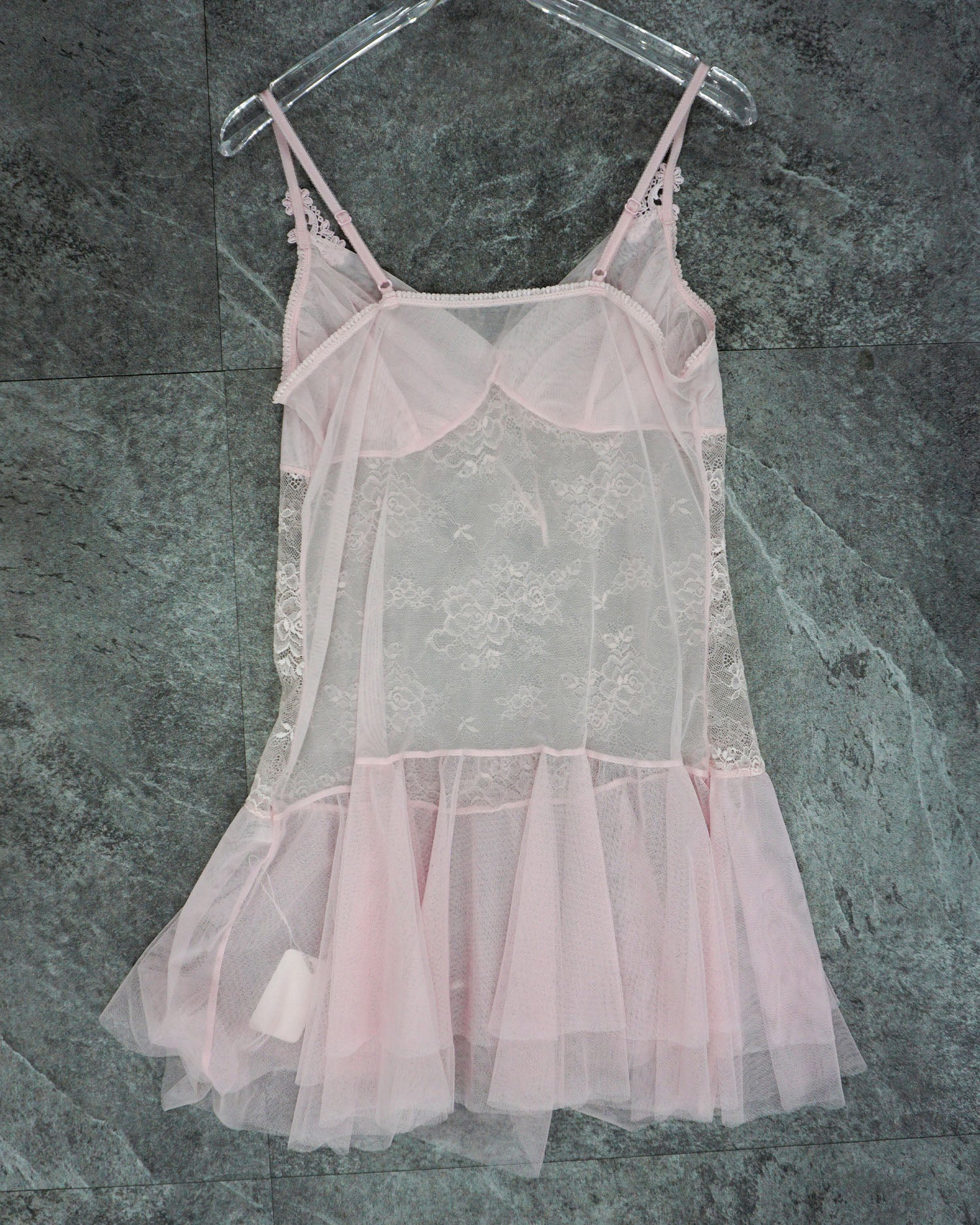 [Vintage] Pink Lace Slip