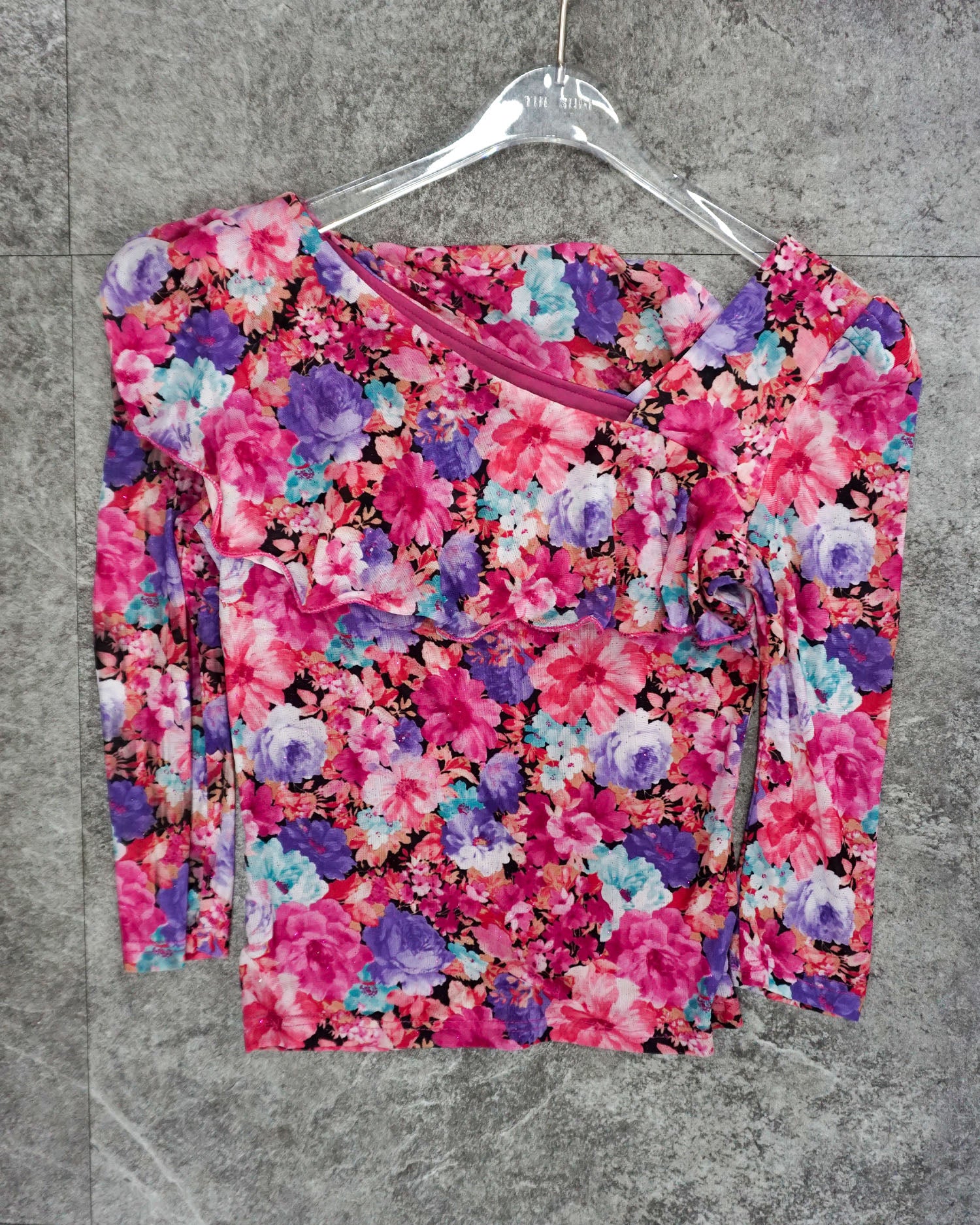 [Vintage] Flower Pattern Top