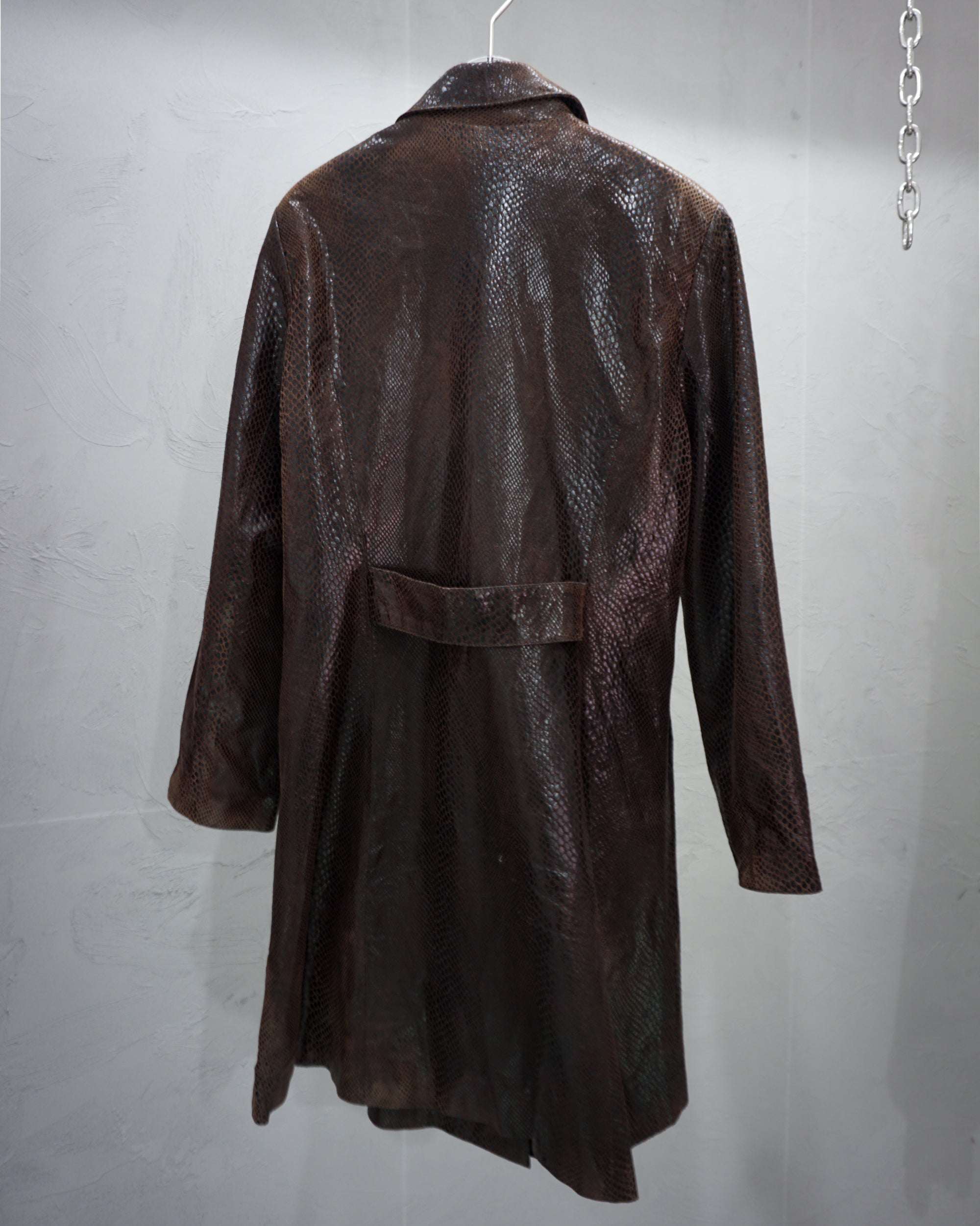 [Vintage] Leather Long Jacket