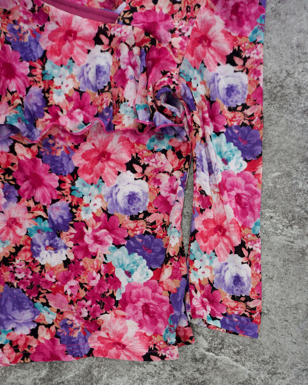 [Vintage] Flower Pattern Top