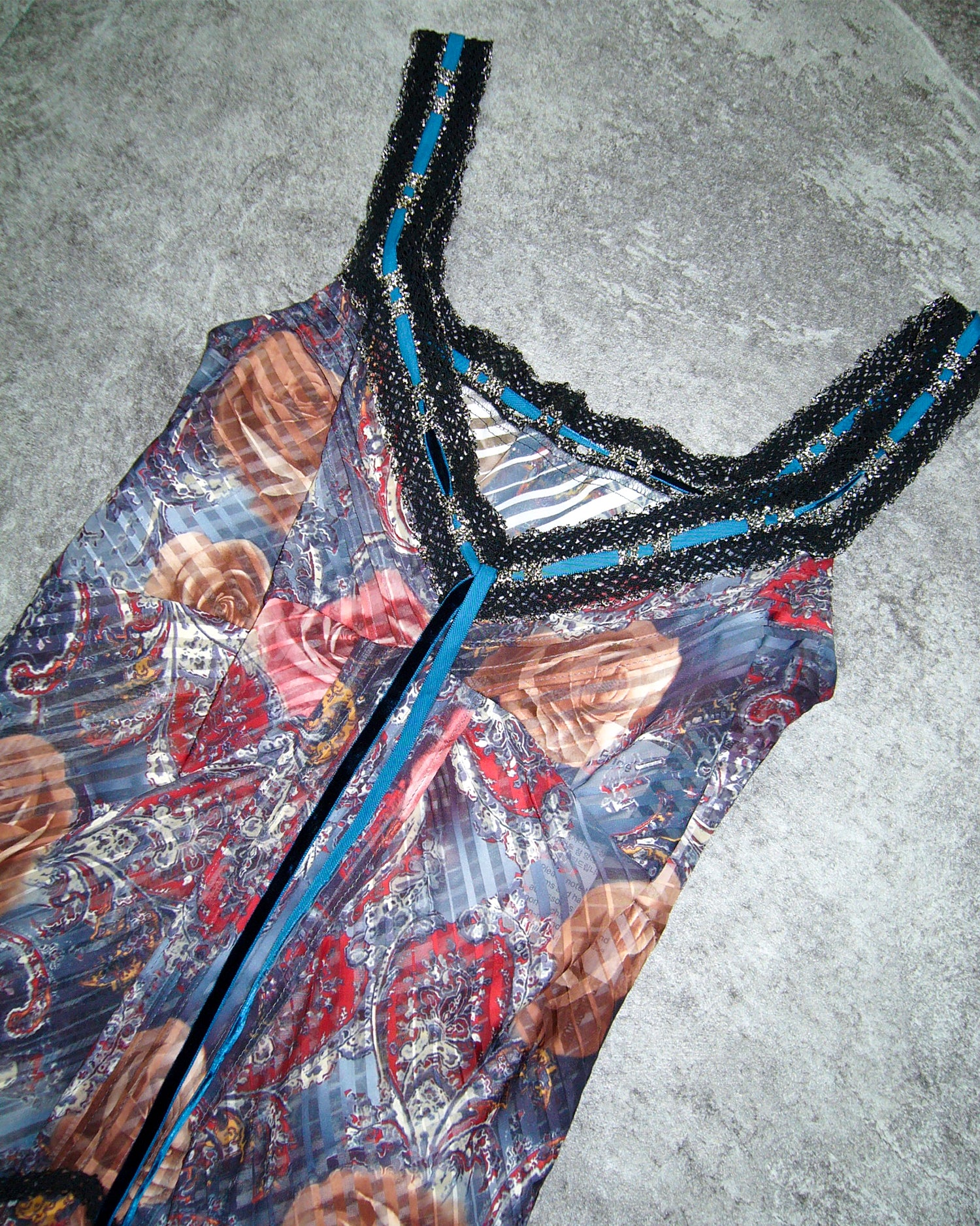 [Vintage] Rose Sleeveless Dress