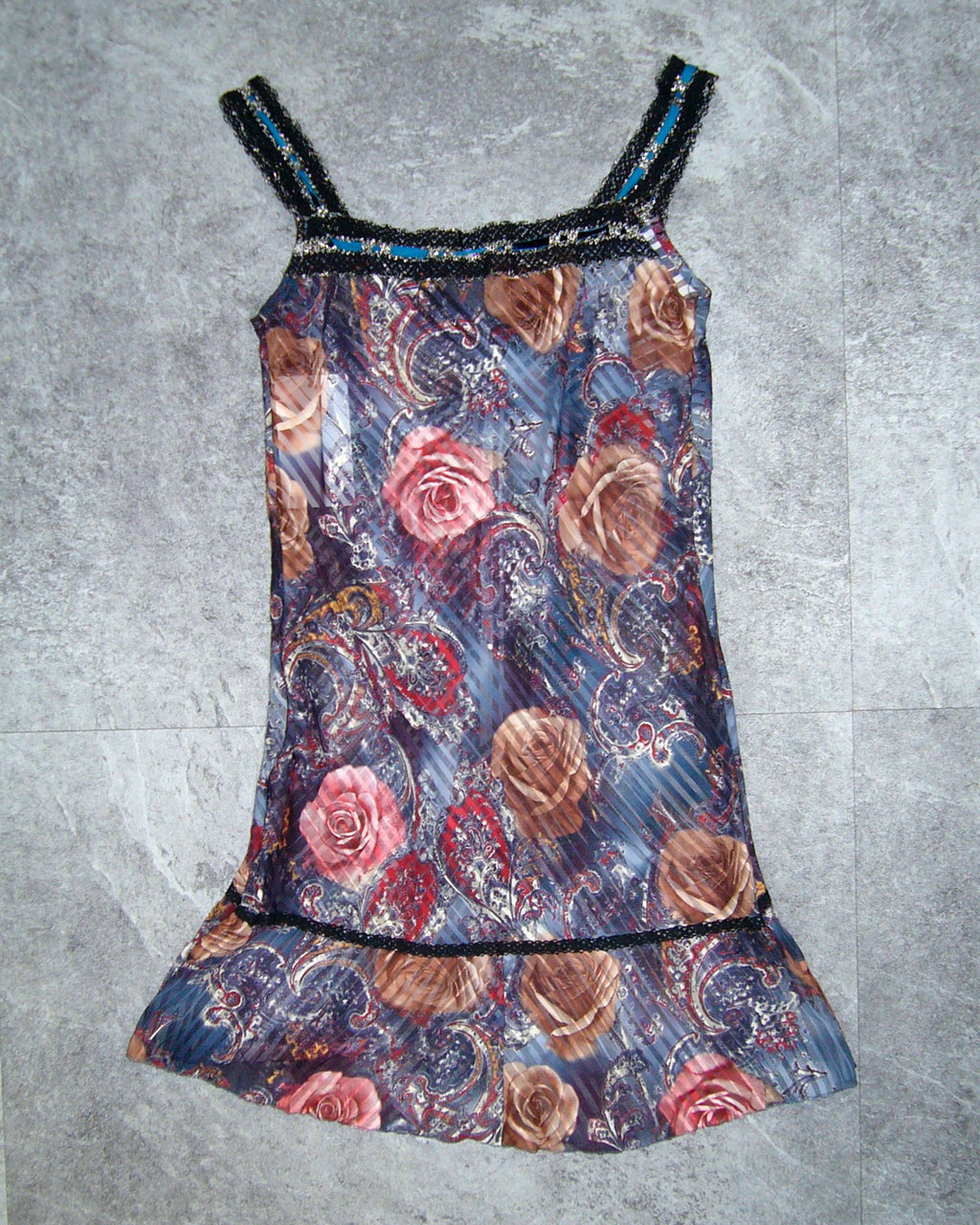 [Vintage] Rose Sleeveless Dress