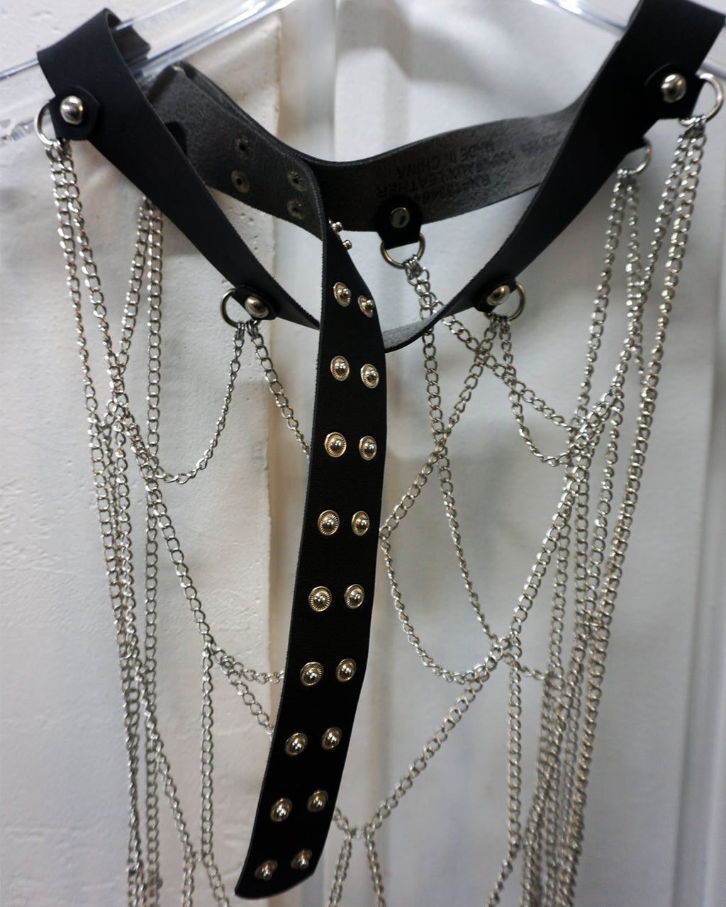 [Vintage] Leather Chain Belt
