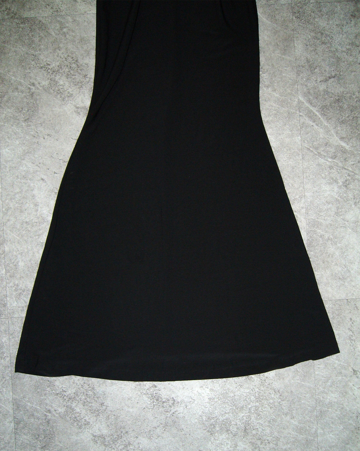 [Vintage] Pink Black Lace Long Dress