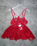 [Vintage] Red Lace Slip