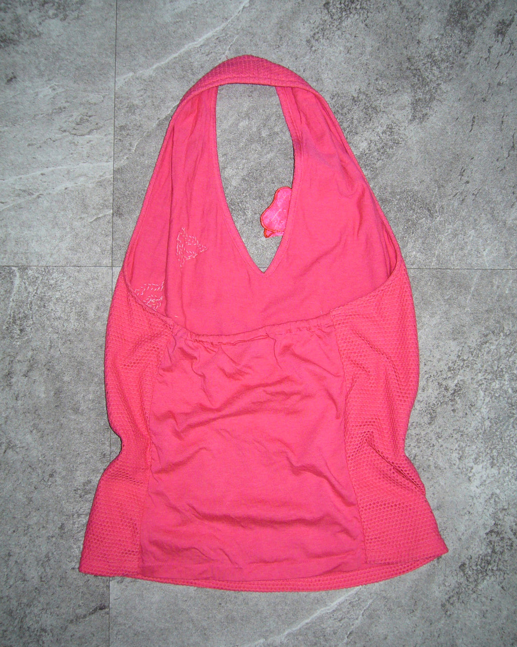 [Vintage] Pink Flower Top