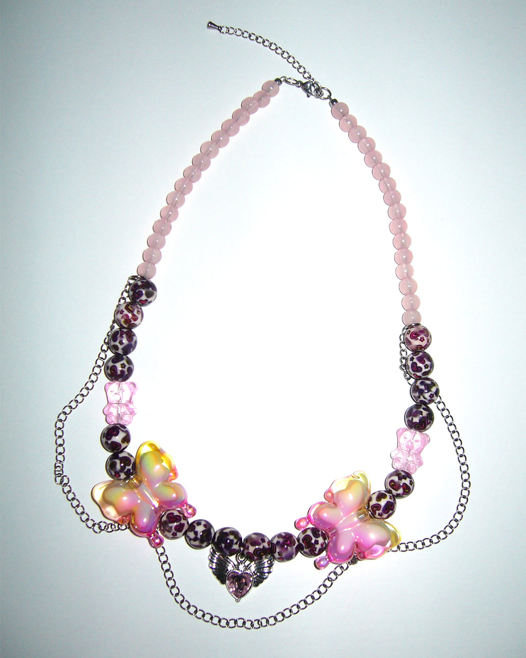 [SukiSuki] Leopard Butterfly Necklace