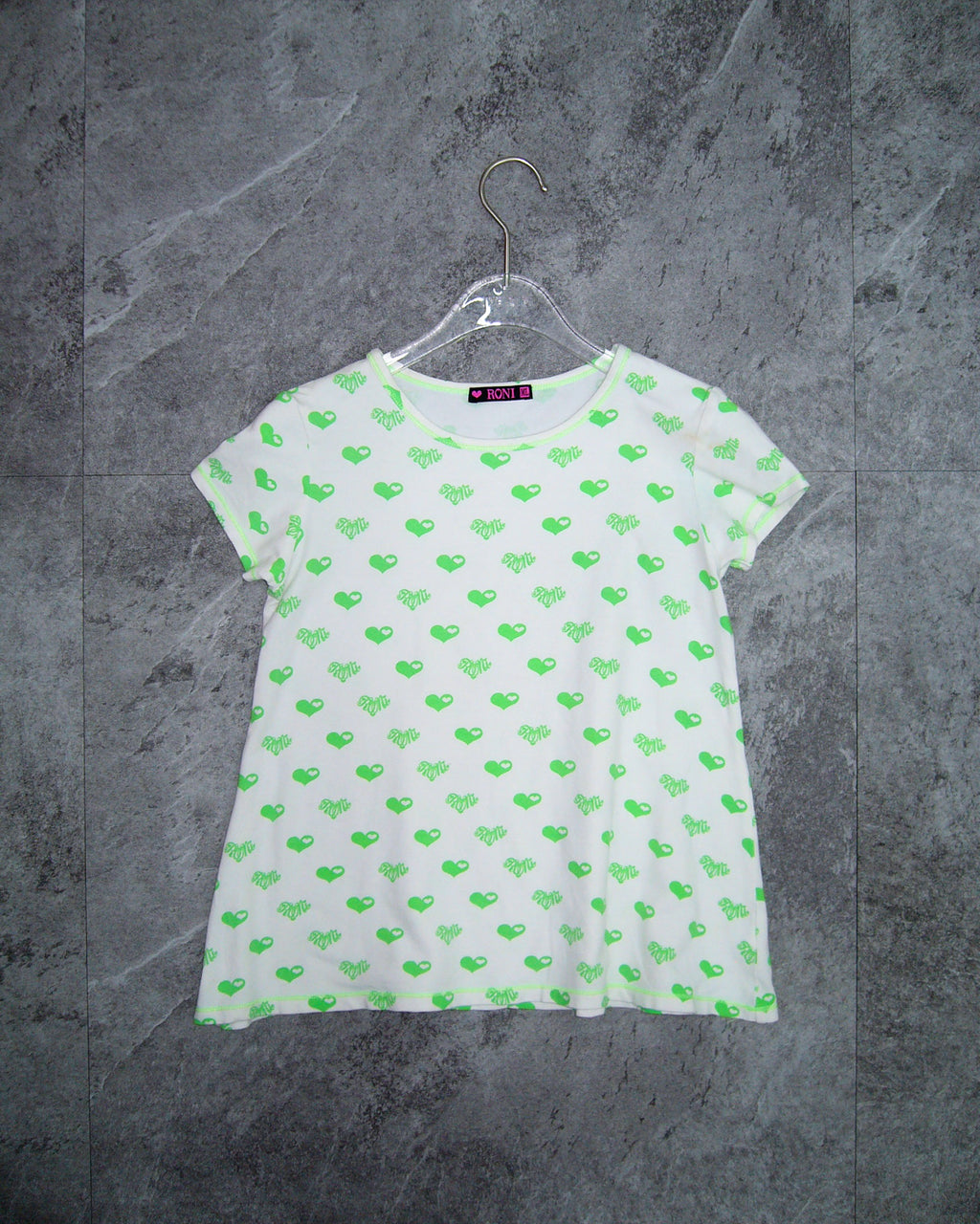 [Vintage] RONI Green Heart tops