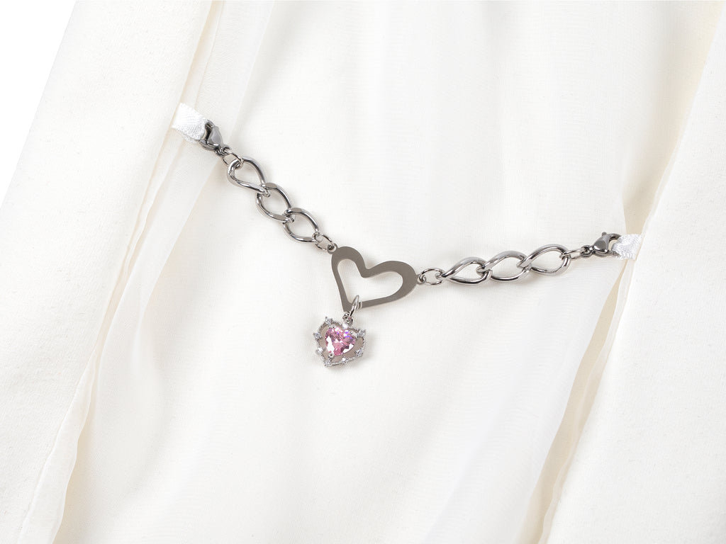 [Yusuki] Chiffon Leg Warmer (White)