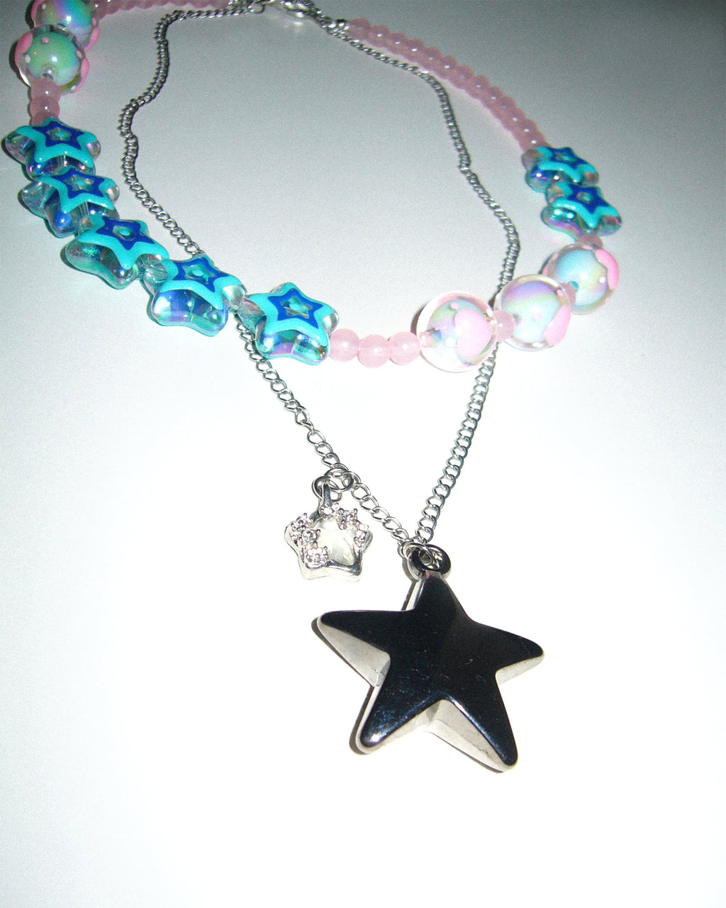 [SukiSuki] Layered Candy Star Necklace