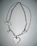 [SukiSuki] Clear Heart Necklace