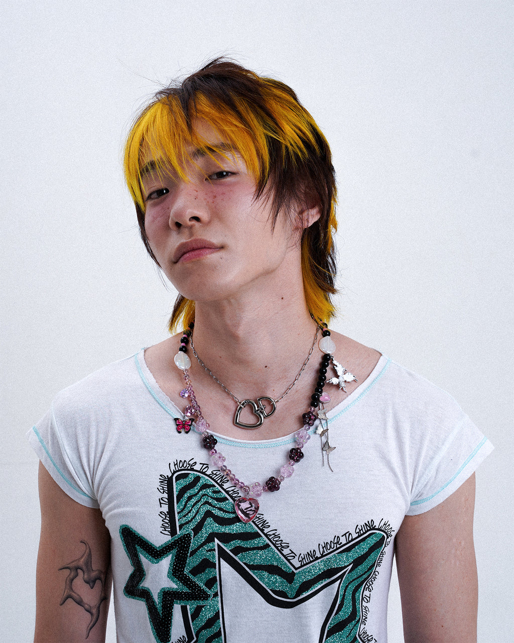 [SukiSuki] Flower Garden Heart Necklace